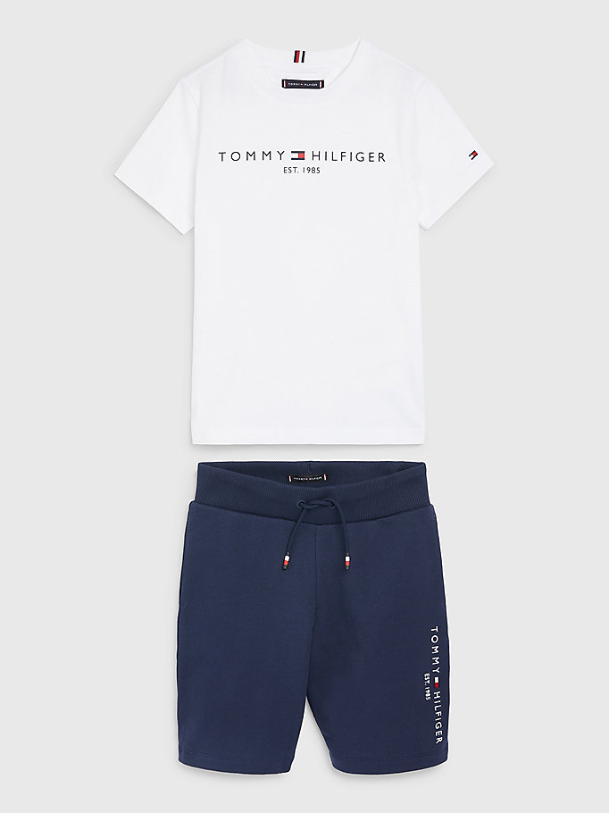 Essential Shorts And T-Shirt Set | BLUE | Tommy Hilfiger