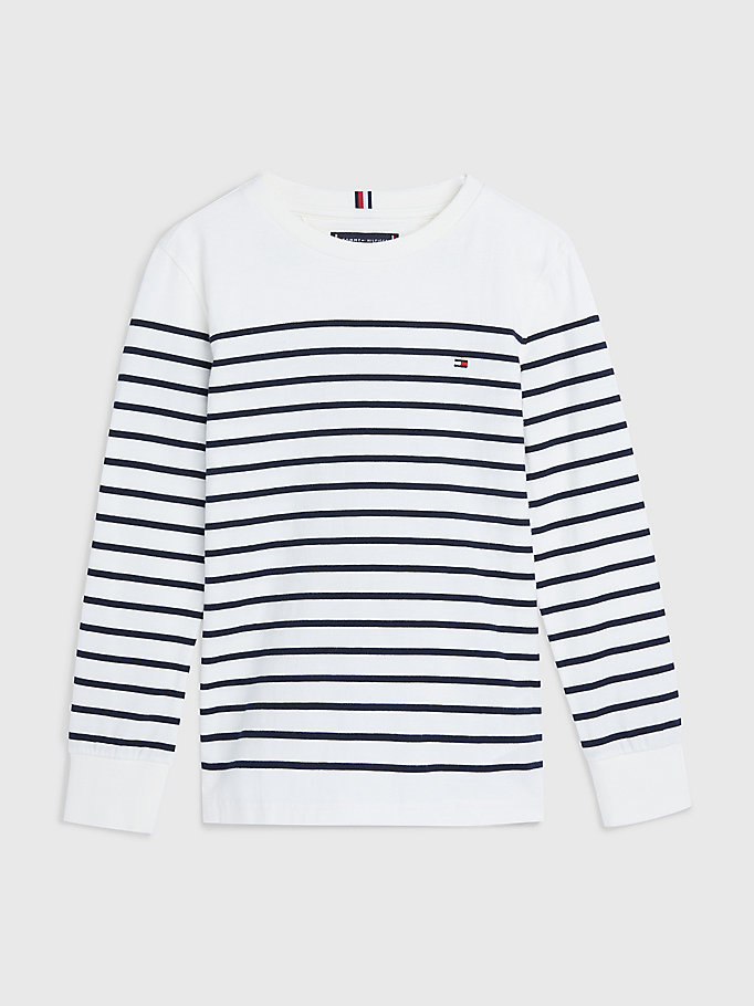 Tommy Hilfiger Long Sleeve Shirt striped pattern classic style Fashion Formal Shirts Long Sleeve Shirts 