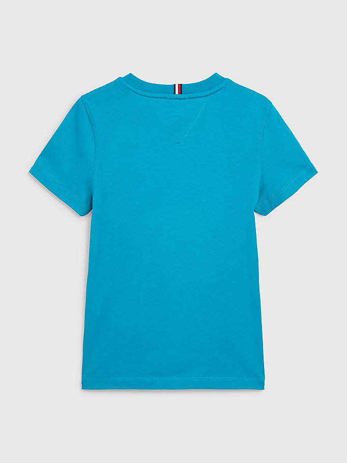 blue flag t-shirt for boys tommy hilfiger