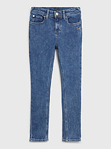 denim scanton jeans van katoen-hennepmix voor boys - tommy hilfiger