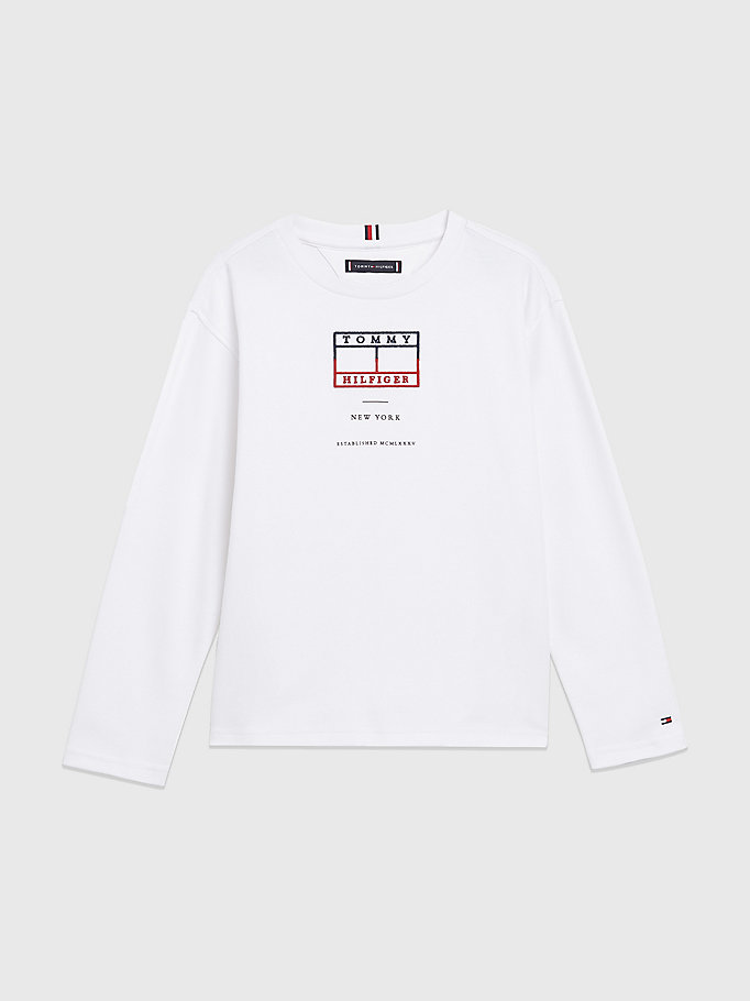 Zara T-shirt Bianco 110 sconto 86% MODA BAMBINI Camicie & T-shirt Ricamato 