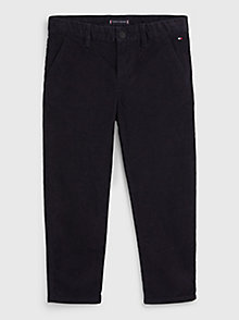 blue corduroy chino trousers for boys tommy hilfiger