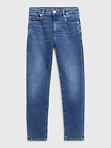 деним прямые джинсы modern с эффектом выцветания для мальчики - tommy hilfiger