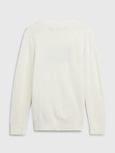 Tommy Hilfiger Jungen Kleidung Pullover & Strickjacken Pullover Sweatshirts Adaptive Sweatshirt mit Rundhalsausschnitt 