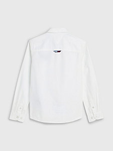 Jeanshemd aus Hanfmix mit Fade-Effekt Tommy Hilfiger Jungen Kleidung Hemden Denim Hemden 