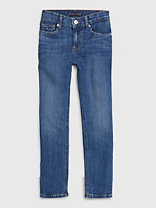 denim scanton slim jeans mit fade-effekt für jungen - tommy hilfiger