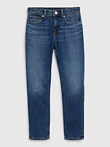 denim scanton jeans mit fade-effekt für jungen - tommy hilfiger