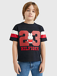 blue tommy x miffy badge t-shirt for boys tommy hilfiger