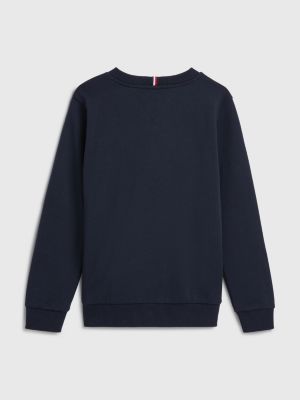 Logo Crew Neck Sweatshirt | BLUE | Tommy Hilfiger