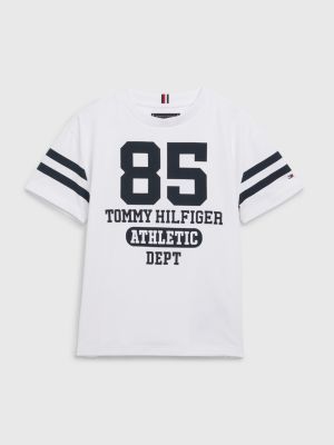 College Logo T-Shirt WHITE | Tommy