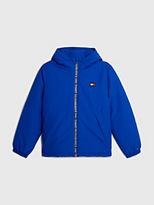 blue essential padded jacket for boys tommy hilfiger