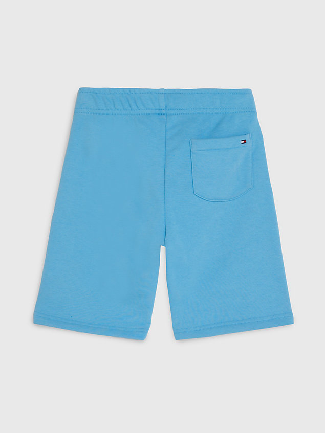 blue terry logo sweat shorts for boys tommy hilfiger