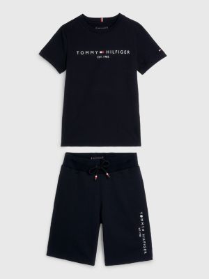 Essential T-Shirt and Shorts Set | BLUE | Tommy Hilfiger