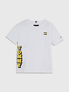 white side logo t-shirt for boys tommy hilfiger