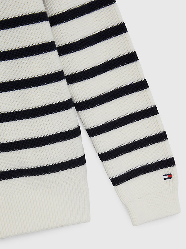 white classics breton stripe jumper for boys tommy hilfiger