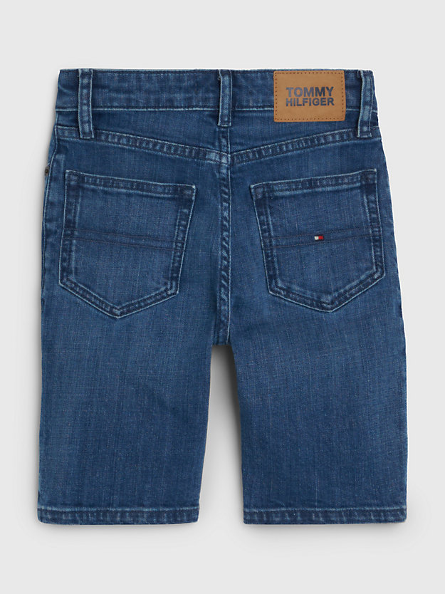 denim essential scanton jeans-shorts für jungen - tommy hilfiger