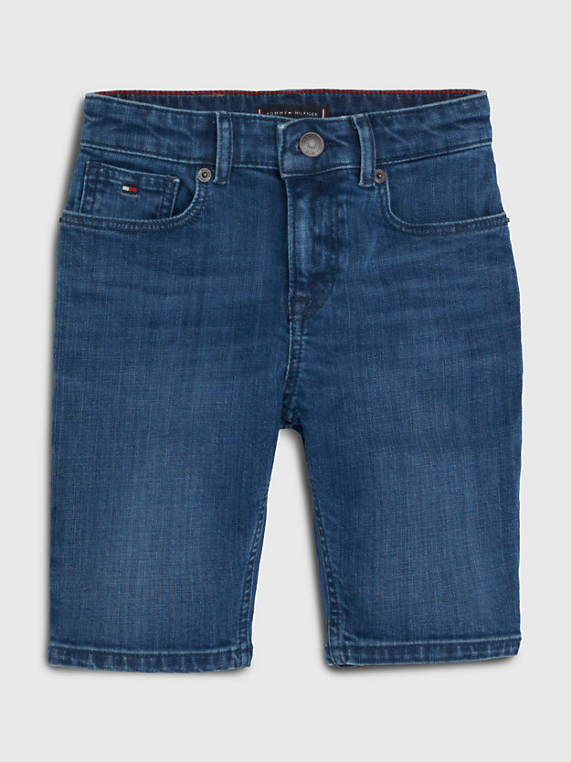 denim essential scanton jeans-shorts für jungen - tommy hilfiger