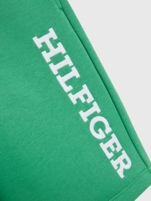 green hilfiger monotype sweat-shorts mit streifen für jungen - tommy hilfiger