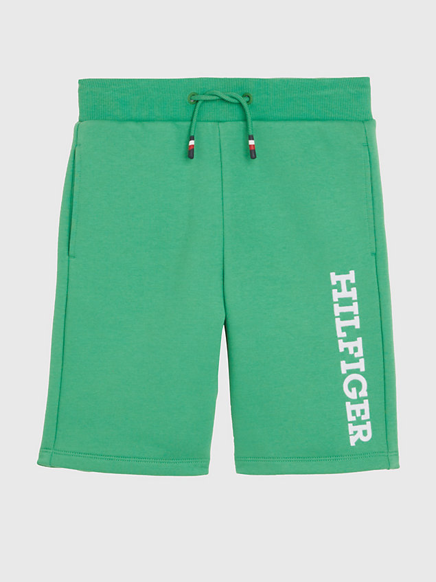 green hilfiger monotype joggingshort voor jongens - tommy hilfiger