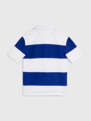 Terry Block-Poloshirt Tommy Color | Hilfiger aus | Blau