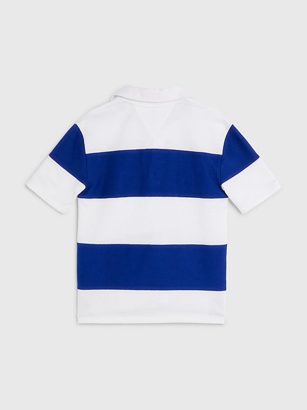 Color Block-Poloshirt aus Terry | Blau | Tommy Hilfiger