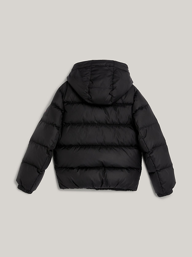 Essential Padded Hooded Jacket | Black | Tommy Hilfiger