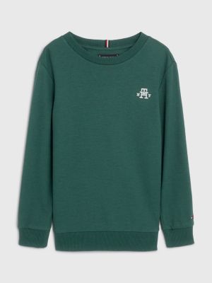 Boys Modern Monogram Long Sleeve Tee