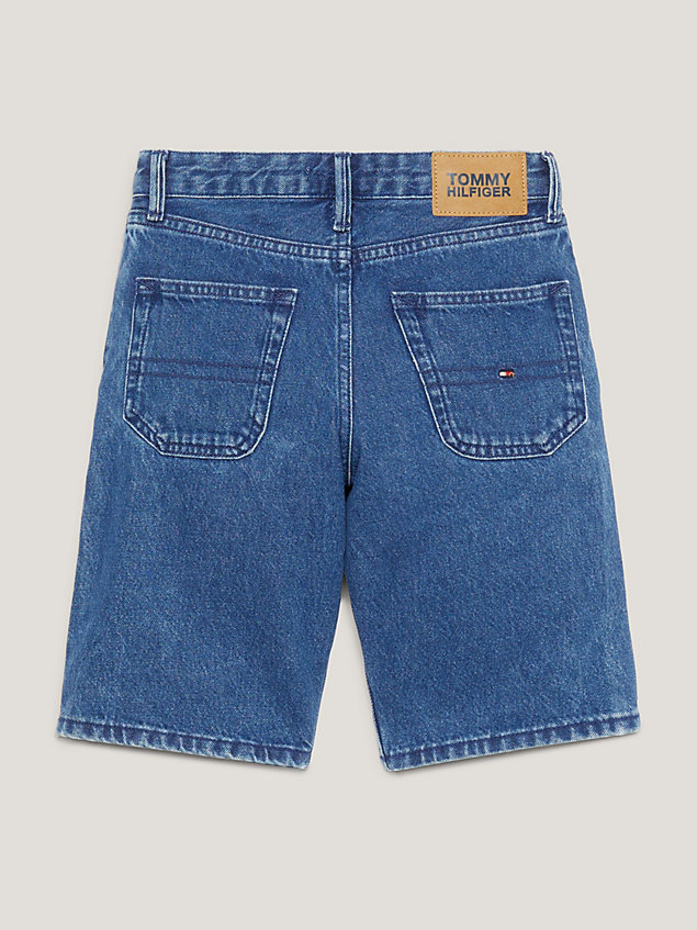 denim essential modern straight fit denim shorts for boys tommy hilfiger