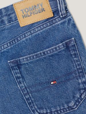 denim essential modern straight fit denim-shorts für jungen - tommy hilfiger