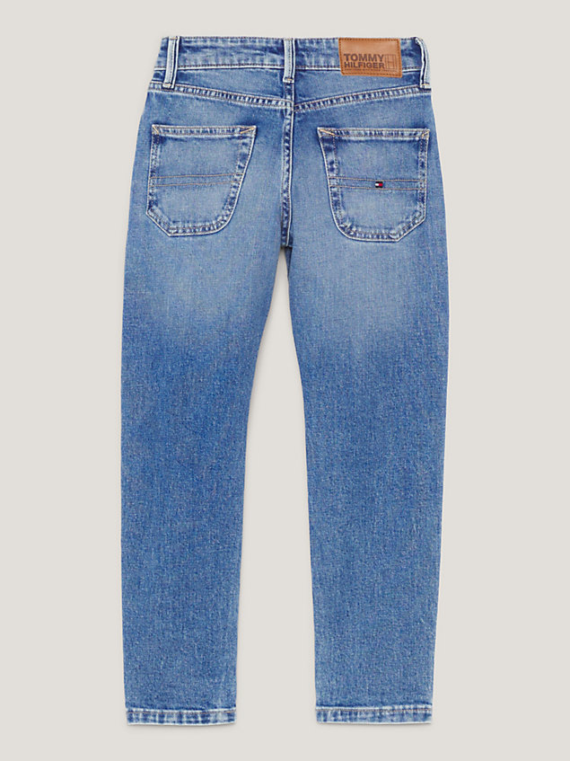 jeans th modern straight fit denim da bambino tommy hilfiger