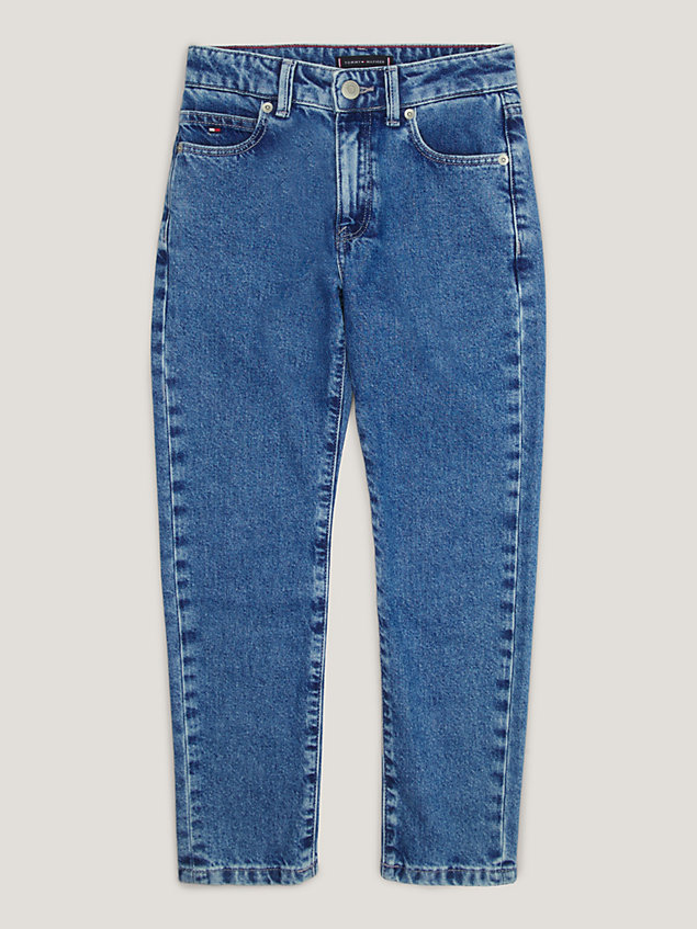 denim th modern wasserabweisende straight jeans für boys - tommy hilfiger