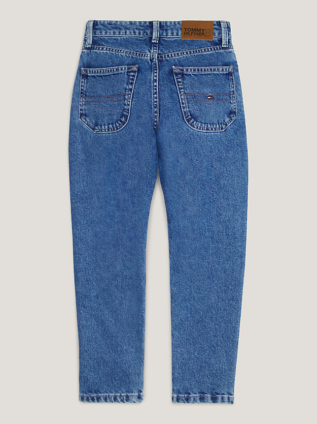 jeans th modern straight fit idrorepellenti denim da bambini tommy hilfiger