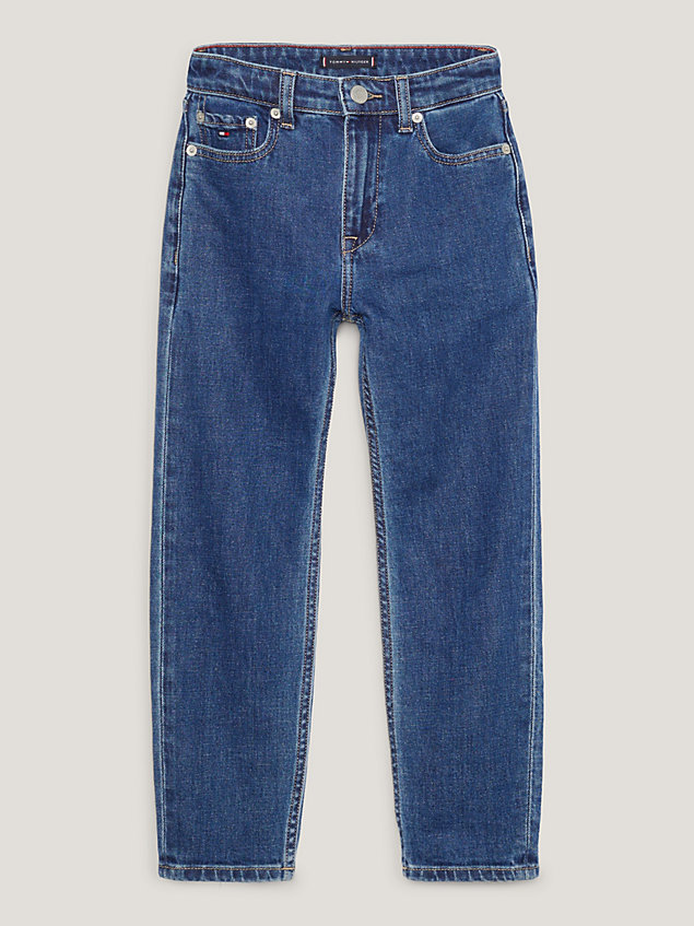 denim archive straight jeans voor jongens - tommy hilfiger