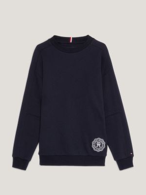 | Sweatshirt New Blue Logo Fleece York Tommy Hilfiger |