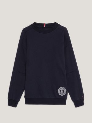 | Sweatshirt New | Tommy Blue Logo York Fleece Hilfiger