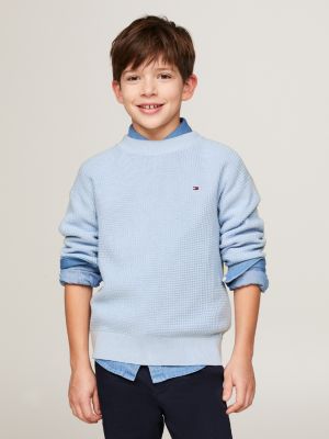 Boys crew neck outlet jumper