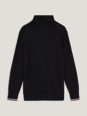 Mock neck hotsell sweater black