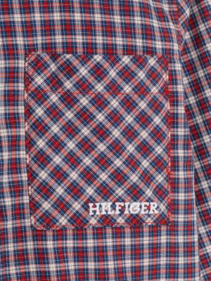 Camisa tommy cheap hilfiger cuadros rojo