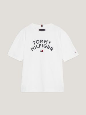 Graphic　Hilfiger　Fit　Archive　Logo　Tommy　T-Shirt　WHITE