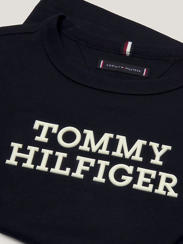 Langarmshirt mit Logo | Blau | Tommy Hilfiger