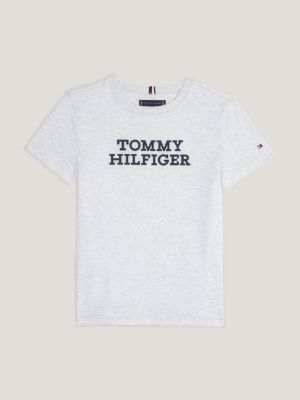 Tommy Hilfiger Kids Boys T Shirt In Beige 1