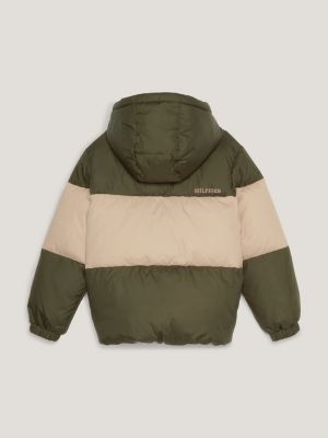 Tommy jeans colorblock puffer on sale jacket