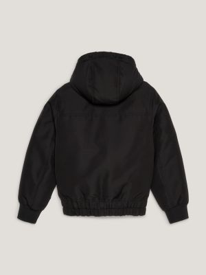 Tommy hilfiger padded anorak on sale black