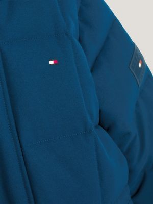 Quilted Hooded Jacket | BLUE | Tommy Hilfiger