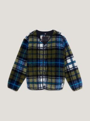 Tommy jeans best sale teddy bomber jacket