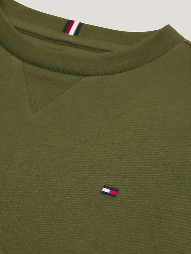 green essential archive t-shirt for boys tommy hilfiger