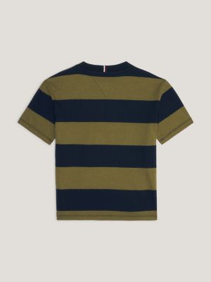 Navy blue and cheap yellow tommy hilfiger shirt