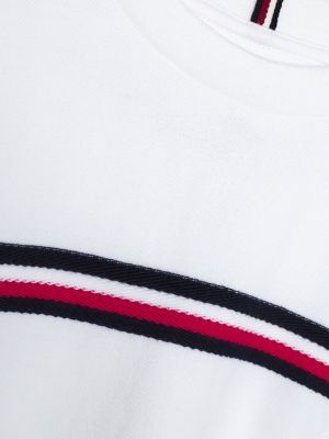 white global stripe pique archive fit t-shirt for boys tommy hilfiger