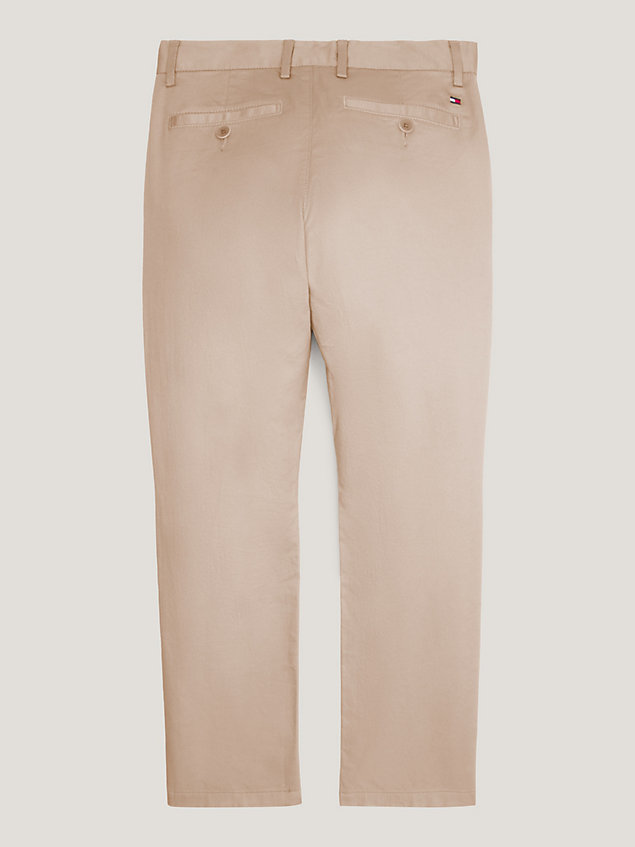 pantaloni chino 1985 collection regular fit beige da bambino tommy hilfiger