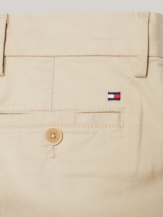 beige 1985 collection regular fit chinos for boys tommy hilfiger